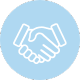 Icon of a handshake